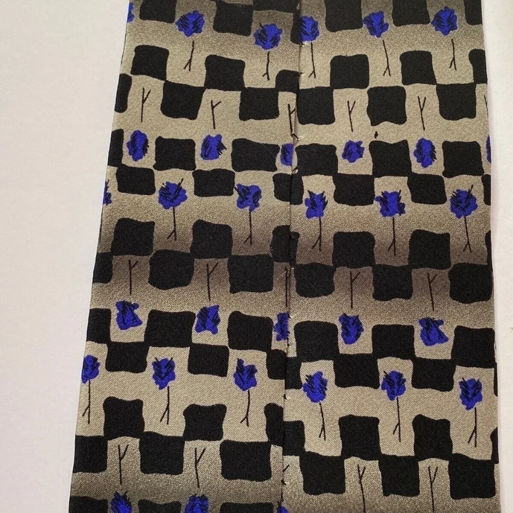 Jerome J Garcia Men Tie 100% Silk Imported Fabric Made In The USA Banyan Trees 2